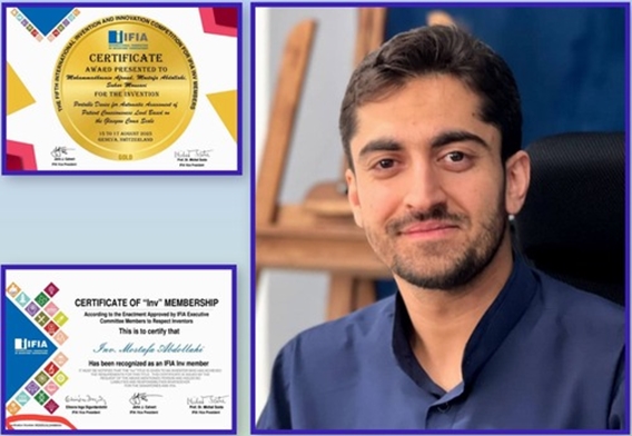 درخشش عضو هیئت علمی بیمارستان شهید مدرس در رقابت‌های جهانی مخترعان